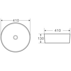 Раковина накладная BelBagno BB1315