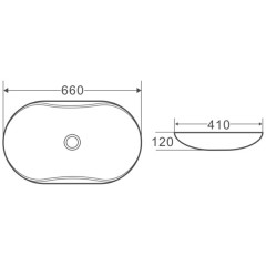 Раковина накладная BelBagno BB1334