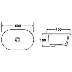 Раковина встраиваемая BelBagno BB1004