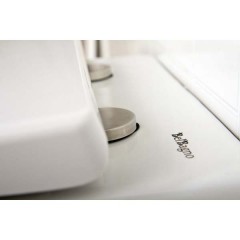 Унитаз подвесной BelBagno Alpina BB10100CHR+BB2032SC безободковый