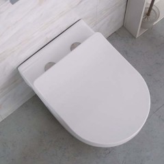 Унитаз подвесной BelBagno Loto BB070CHR+BB070SC безободковый
