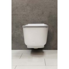 Унитаз подвесной BelBagno Vaso BB127CH+BB127SC