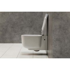Унитаз подвесной BelBagno Vaso BB127CH+BB127SC