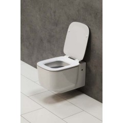 Унитаз подвесной BelBagno Vaso BB127CH+BB127SC