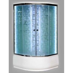 Душевая кабина Deto EM4510 LED с гидромассажем