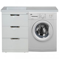Раковина мебельная Misty Куба 120 L Р-Куб14120-ДЛ