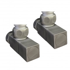 Полотенцесушитель водяной Ника Modern ЛМ 6 matt antique silver 100x50
