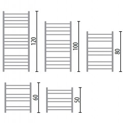 Полотенцесушитель электрический Ника ЛП (г2) 100x60