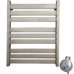 Полотенцесушитель электрический Ника Modern ЛМ 7 Antique silver matt масляный 80x50