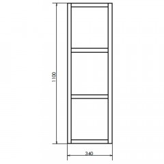 Пенал Comforty Дюссельдорф 35M
