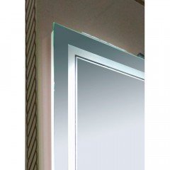 Зеркало Misty Неон 2 LED 120x80 клавишный выключатель П-Нео12080-2ПРКВДВП