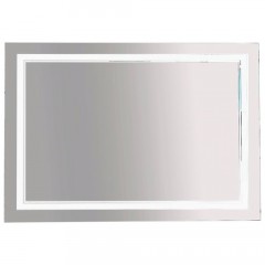 Зеркало Misty Неон 2 LED 120x80 сенсор на корпусе П-Нео12080-2ПРСНКДВП