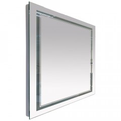 Зеркало Misty Неон 2 LED 120x80 сенсор на корпусе П-Нео12080-2ПРСНКДВП