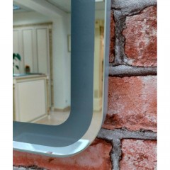 Зеркало Misty Неон 3 LED 50x80 клавишный выключатель П-Нео050080-3ПРКВКУ