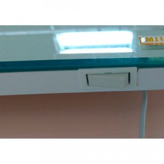 Зеркало Misty Неон 3 LED 50x80 клавишный выключатель П-Нео050080-3ПРКВКУ