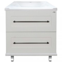 Тумба с раковиной Misty Марта 70 белый напольная