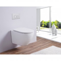 Унитаз подвесной Esbano Azalea matt white безободковый