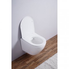 Унитаз подвесной Esbano Azalea matt white безободковый