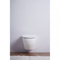 Унитаз подвесной Esbano Azalea matt white безободковый
