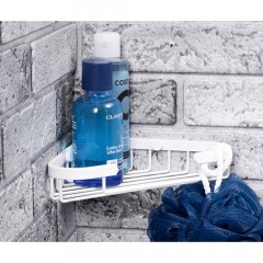 Полка металлическая угловая WasserKRAFT K-733WHITE