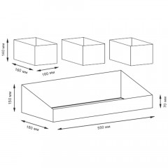 Набор плетёных корзин WasserKRAFT Rhin WB-440 Set