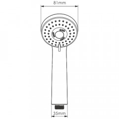 Ручной душ WasserKRAFT A120