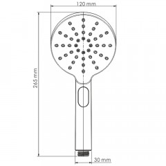 Ручной душ WasserKRAFT A127