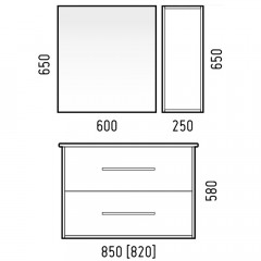 Зеркало Corozo Гольф 60 SD-00000267