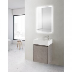 Тумба с раковиной BelBagno Kraft Mini pietra grigio R