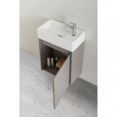 Тумба с раковиной BelBagno Kraft Mini pietra grigio R