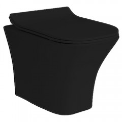 Унитаз подвесной Cerutti Vettore aria Matt black 2615E безободковый
