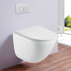 Унитаз подвесной Esbano Lotus white безободковый
