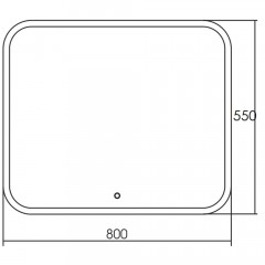 Зеркало Grossman Comfort 380550