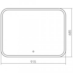 Зеркало Grossman Comfort 690680