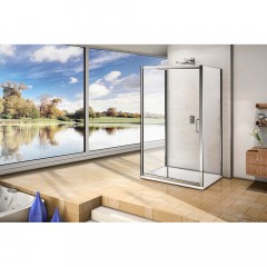 Душевая дверь GooDDooR Neo WTW-120-C-CH