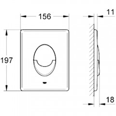 Инсталляция Grohe Rapid SL 38721001 + унитаз OWL Cube Cirkel-H OWLT190803 безободковый с сиденьем