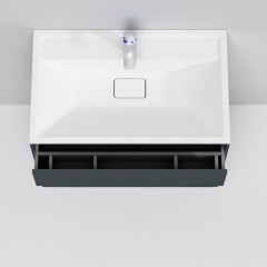 Тумба с раковиной Am.Pm Inspire V2.0 80 графит