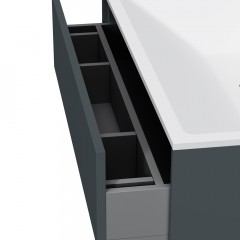 Тумба с раковиной Am.Pm Inspire V2.0 80 графит