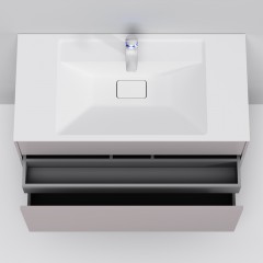 Тумба с раковиной Am.Pm Inspire V2.0 100 элегантный серый
