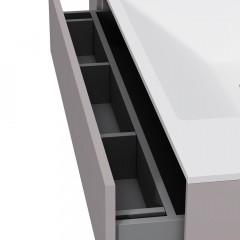 Тумба с раковиной Am.Pm Inspire V2.0 100 элегантный серый