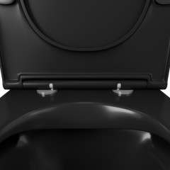 Унитаз подвесной OWL Vatter Ruta-H Matt Black OWLT190404 безободковый