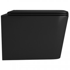 Унитаз подвесной OWL Vatter Ruta-H Matt Black OWLT190404 безободковый