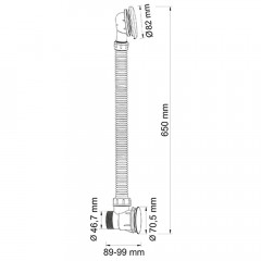 Слив-перелив WasserKRAFT Glan A204