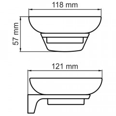Мыльница WasserKRAFT Aisch K-5929
