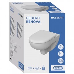 Инсталляция с унитазом Geberit Renova 500.124.TC.R