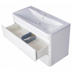 Тумба под раковину Style Line ElFante Атлантика 90 подвесная белый СС-00002210