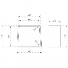 Стул для ванны Abber AB-C02