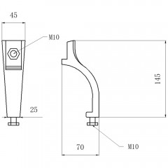 Ванна чугунная OWL Roxen 150x70 OWLIB191100