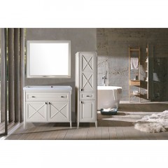 Зеркало ASB-Woodline Монте 100 бежевый массив ясеня
