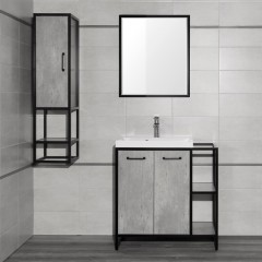 Зеркало Style Line Лофт 60 бетон ЛС-000010023